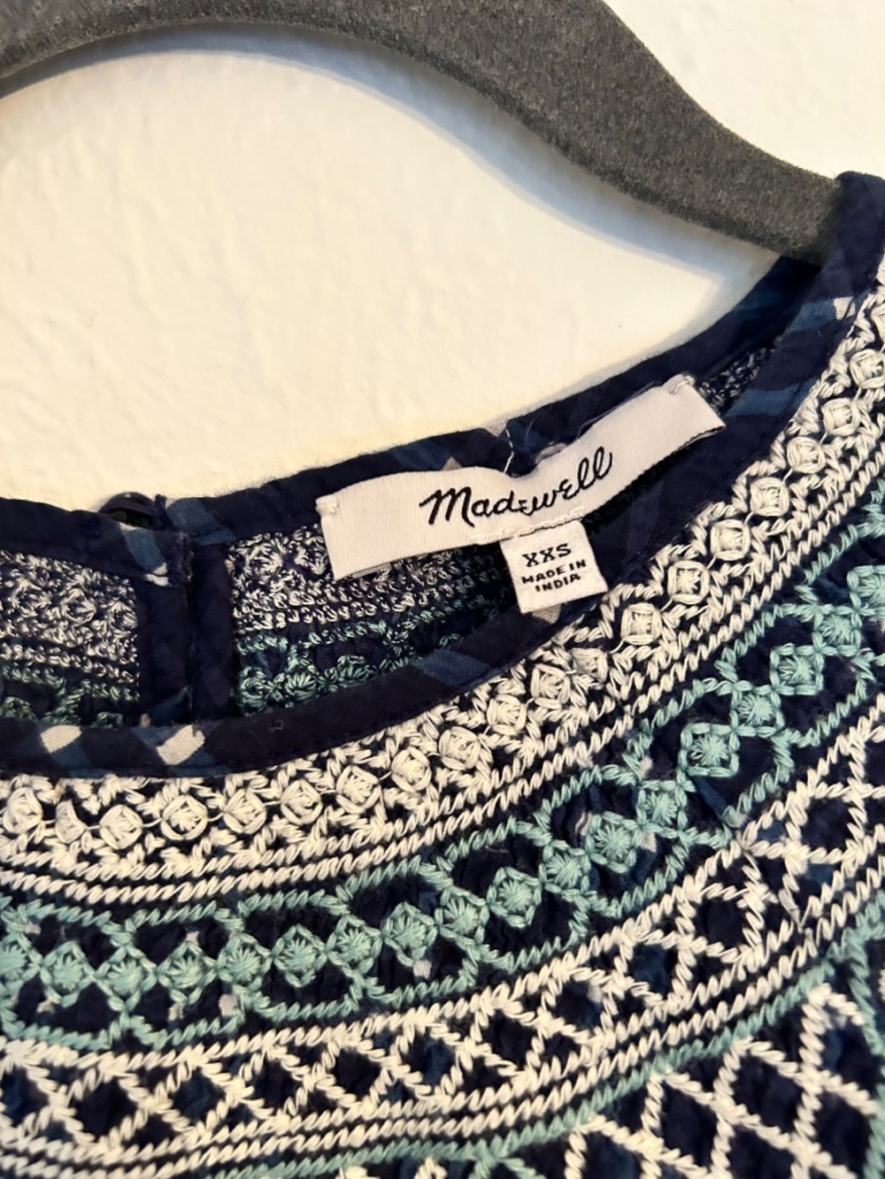 Madewell Puff Sleeve Mini Dress XXS - Picture 3 of 5